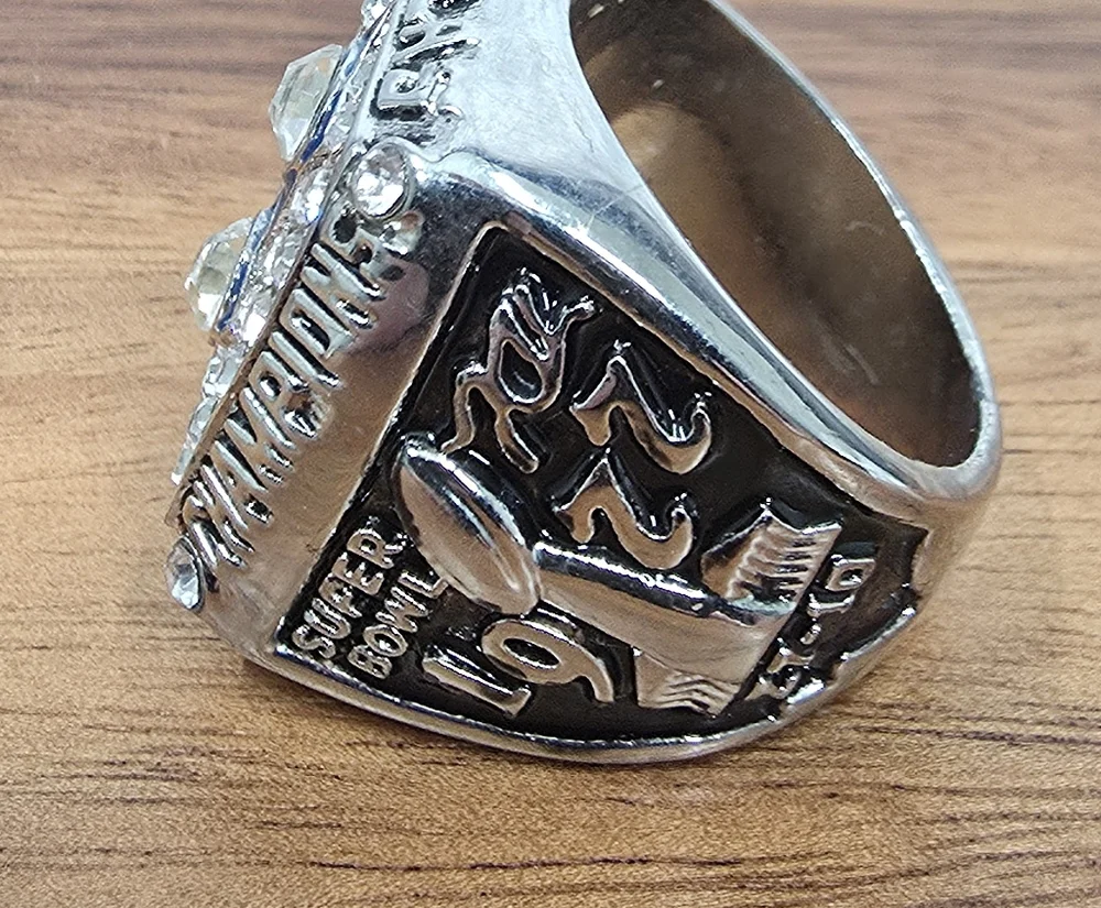 Dallas Cowboys Championship Ring Size‎ 11 Silver Staubach Fan Edition